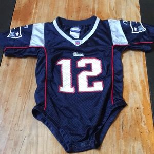 New England Patriots Tom Brady Baby Jersey 24M